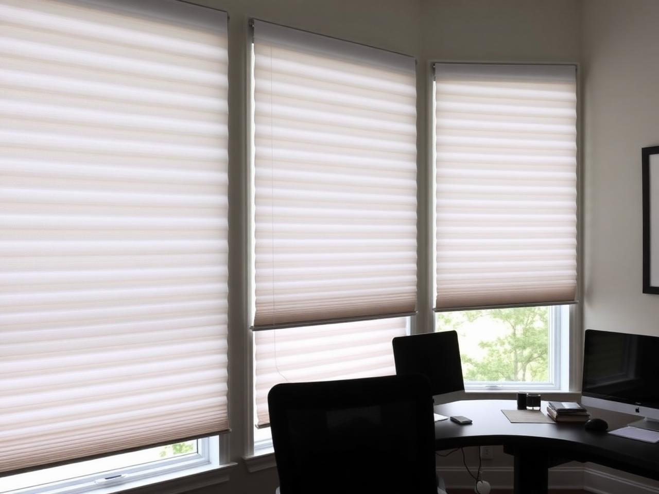 Hunter Douglas Pirouette® Window Shadings — Horizontal Sheer Vanes • Modern Profile distributed by USA Home Improvement to Rancho Cordova, CA (Sacramento area)